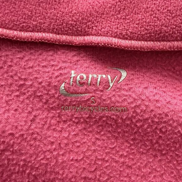 Terry Bicycles Fleece Cold Weather Cycling Jacket Small Bubble Gum Pink 1/2 Zip - Picture 12 of 12